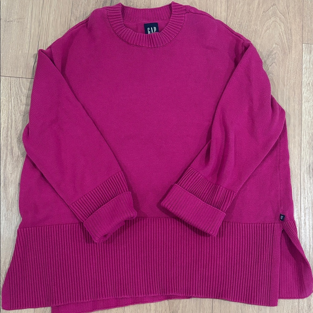 GAP Hot Pink Crewneck Sweater